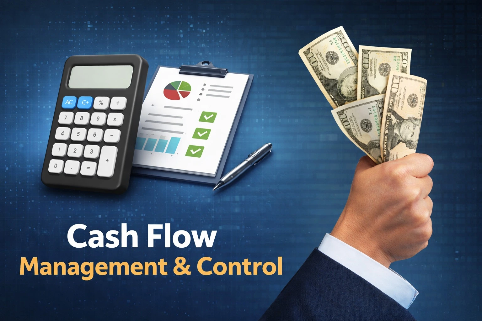 Describing about how to manage cash flow and control